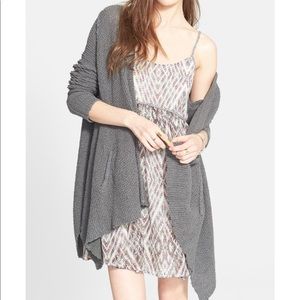 Free People Shark Bite Hem Cardigan XS